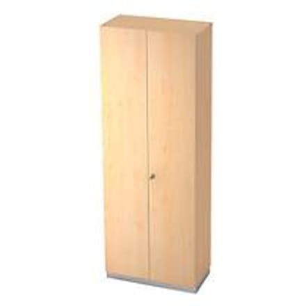 Garderobekast, 2 bladen, B 800 x D 420 mm, esdoornpatroon