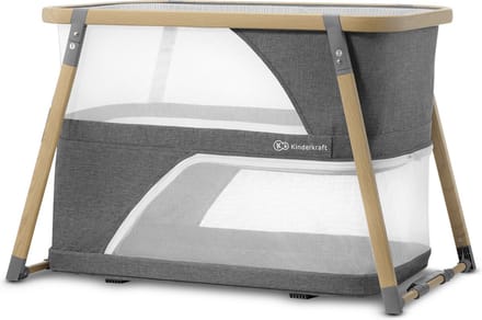 Kinderkraft SOFI - Reisbedje 4in1 - Box - Wiegje - Ingeklapt - Grijs