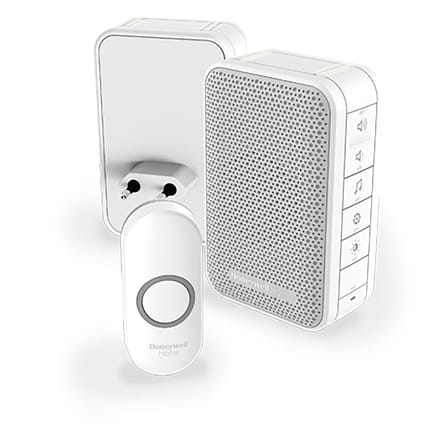 Honeywell Home DC313NP2 - Draadloze deurbel - Wit - Met slaap/stille modus