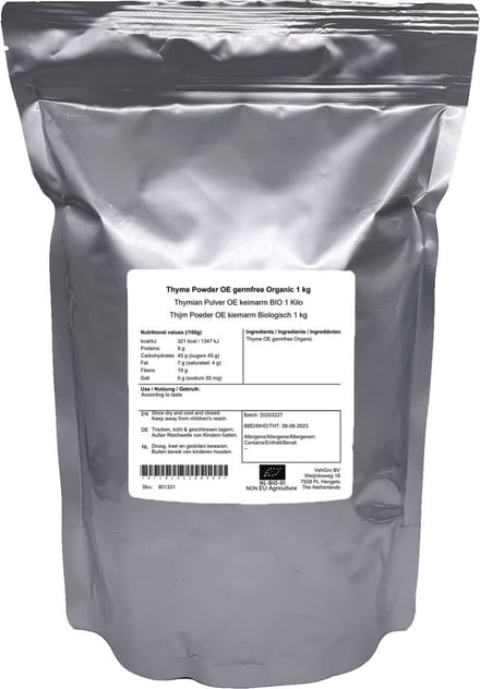 Thijm Poeder OE Kiemarm - 1 Kg - Holyflavours