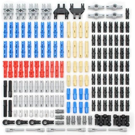 MOC Bouwstenen Technische Componenten Pin Hefarm Studless Balk As Stekker Connector Paneel Tandwiel Compatibel Intellectueel Speelgoed