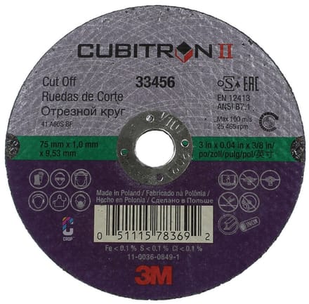 3M Cubitron II Doorslijpschijf 75mm - per stuk