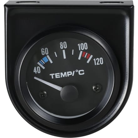 NIEUWE Digitale Auto Water Temp Temperatuurmeter 40-120℃ Led 2  52mm Universele Auto Motorfiets Levering Sensor Temperatuurmeter black
