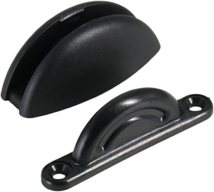 Deurhouder Vangst - Deurstopper Clip - Kast Deur Open - Nylon Materiaal - 73 mm - Wit