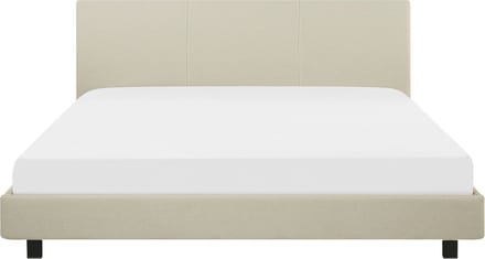ALBI - Tweepersoonsbed - Beige - 180 x 200 cm - Polyester