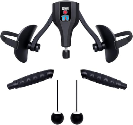 Dijbeen Oefenapparaat - Bekkenbodemtrainer - Spierversterking - 360 Graden Rotatie - 12 cm - Zwart