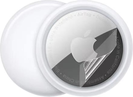 KELERINO. Screenprotector geschikt voor Apple Airtag - Beschermfolie - TPU - 1 paar