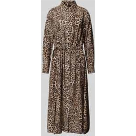 Midi-jurk met doorknoopsluiting