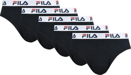 FILA - Basic Logo Brief | 5-Pack | Heren Slip | Maat S - Zwart