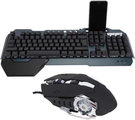 Mechanisch Gaming Toetsenbord en Muis Set met LED Verlichting