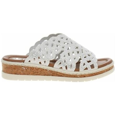 Rieker Slipper V4189-80 Wit