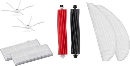 Onderhoudspakket (Wit) incl. dweil - Compatible met Roborock S8 Series (Roborock S8, S8 Plus, S8 Max, S8 MaxV, S80, S85)