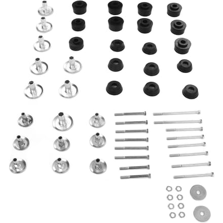 Kit de 60 pièces de silent-blocs de support de cabine de carrosserie KF04060BK Remplacement pour Ford Super Duty 2WD 4WD 2008‑2016