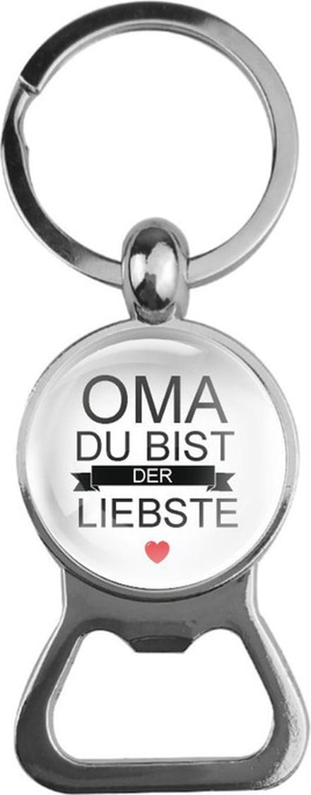 Bieropener Glas - Oma Du Bist Der Liebste