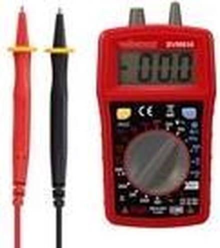 Velleman DIGITALE MULTIMETER - CAT III 300 V / CAT II 500 V - 10 A - 1999 COUNTS - NCV / LED / DATA HOLD / ACHTERGRONDVERLICHTING / ZOEMER