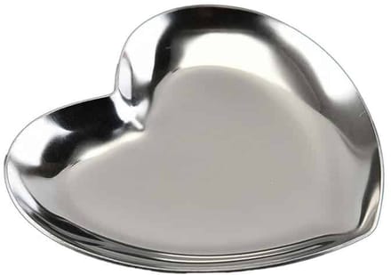 Planet Pink - Hart rvs schaaltje sieraden display zilver