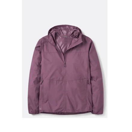 Rab Windgather Hooded Jacket Heren (Maat - L, Kleur - Dark Iris)