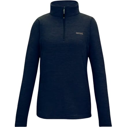 Dames Sweethart Marl Half Zip Fleece