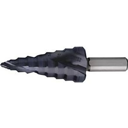 RUKO trappenboor ULTIMATECUT grootte 1, Ø 6-20 mm, HSS RUnaTEC, spiraalgroef Z.2, FLOWSTEP® punt