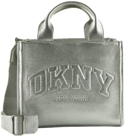 DKNY handtas schoudertas Hadlee Tote Bag Silver zilverkleurig