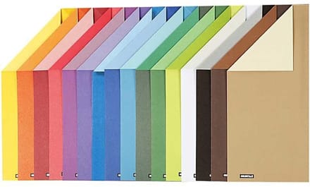 Karton - A4 Kleurrijk Knutselkarton - DIY Creatief Karton - Papier Voor Hobbyprojecten - 250grams - Color Bar Papier - Set van 16 Vellen