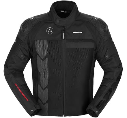 Spidi Progressive Net Windout Black S - Maat - Jas