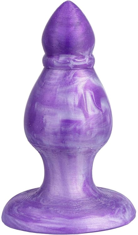 SILEXD - Queen - Thermoreactieve Siliconen Buttplug - 9.2 cm x 3.6 cm - Paars
