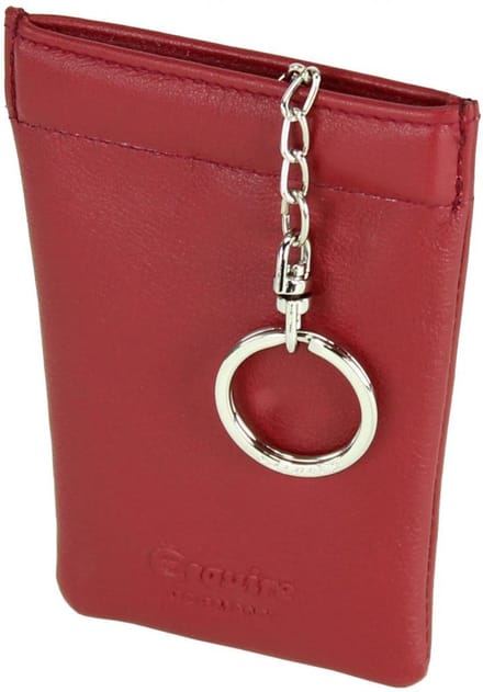 Esquire Logo sleuteletui leer 8 cm - rot