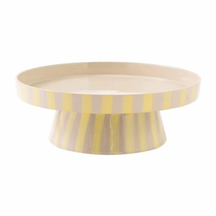 by fonQ Arcade Serveerschaal Ø32 cm - Beige / Popcorn