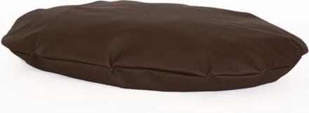 Comfort Kussen Hondenkussen Ovale leatherlook 77 x 50 cm - Bruin
