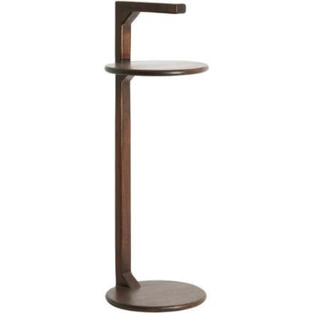 Light & Living Bijzettafel Delmino - Chocoladebruin - Ø26x77cm - Modern