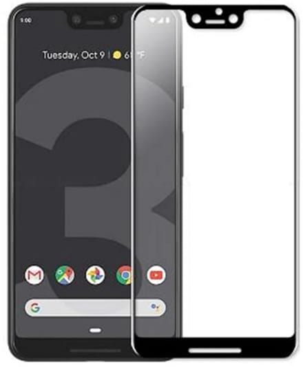 DrPhone Google Pixel 3XL Glas - Tempered Glass 3D – Volledige Dekking - Schermbeschermer - Gehard Glas