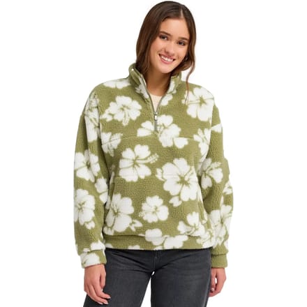Fleece met halve rits voor dames Roxy Jive Talking