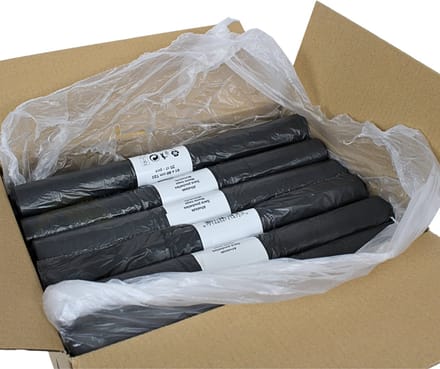 500x HDPE Afvalzakken 61 x 80 cm (60L) Grijs – Type 23 op rol