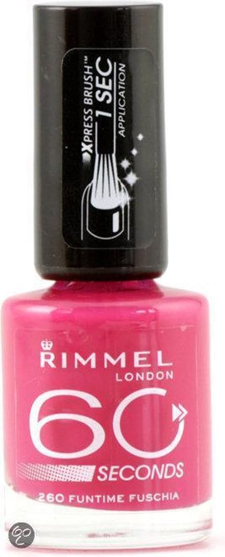 Rimmel 60 seconds finish Nagellak - 260 Funtime Fuchsia