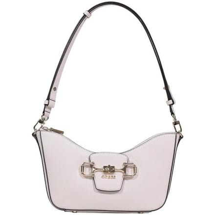 GUESS schoudertas Janie Convertible Shoulder Bag Stone beige