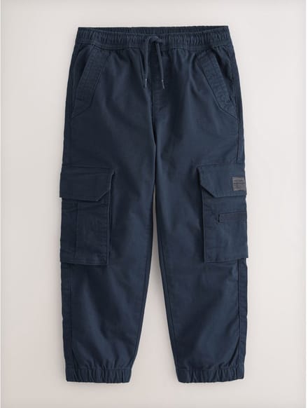Next - Jongens - Cargobroek met ruimvallende pasvorm - Blauw