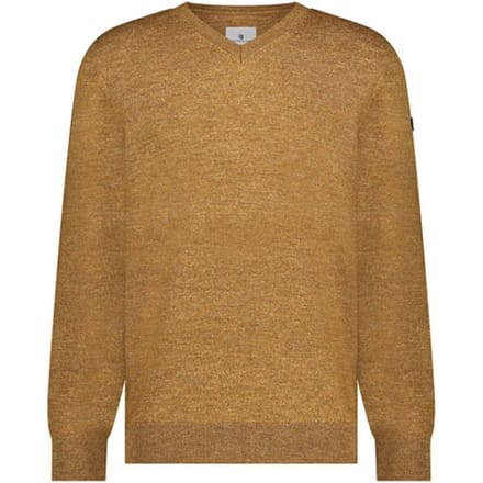 State Of Art Trui V-Hals Oranje Melange - Maat M - Heren - Pullover