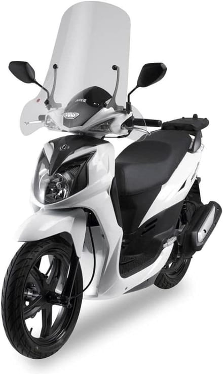 Windscherm Scooter - Scooter Windgeleider - Bescherming Tegen Wind - Specifiek Model - 62 x 71 cm - Transparant
