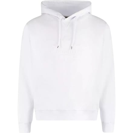 Dsquared2 Monotone Maple Leaf Logo White Hoodie