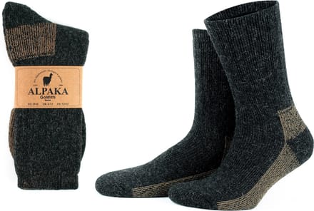 GoWith Alpaca Thermosokken-2 paar-Wollen Sokken-Maat 43-46