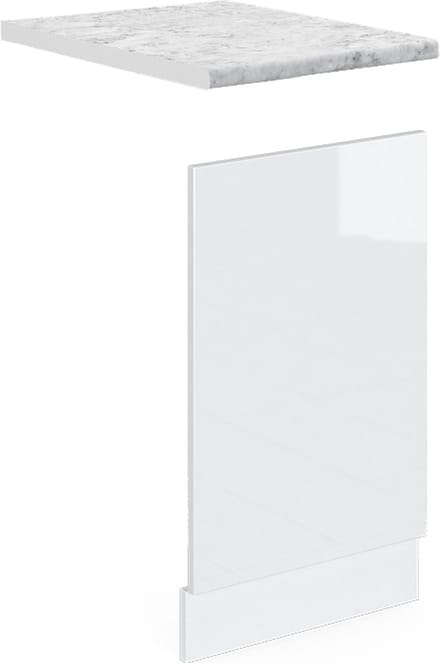 Vicco R-Line Frontpaneel – 45 cm, WB Marmer Wit Hoogglans