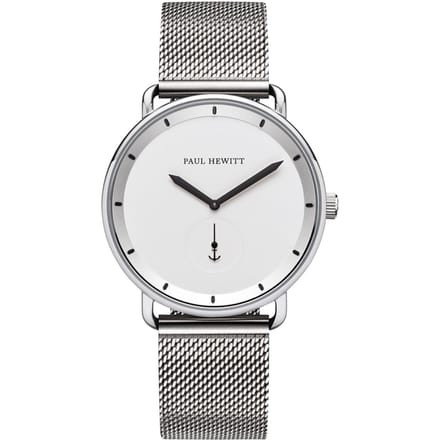 Paul Hewitt PH Breakwater White SS Mesh Strap SS 42mm PH-BW-S-W-4M