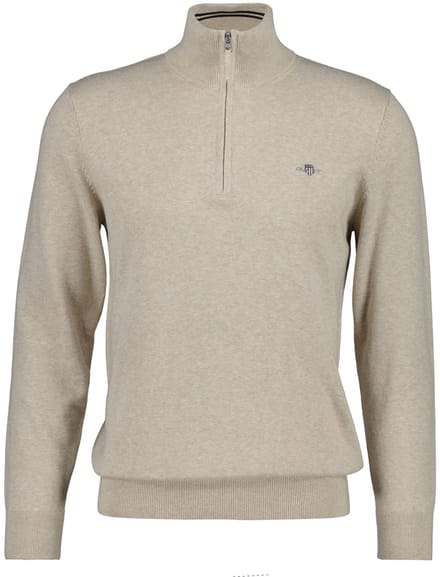 GANT Gebreide trui CLASSIC COTTON HALF ZIP