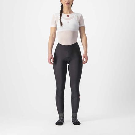 Castelli VELOCISSIMA THERMAL lange fietsbroek BLACK/BLACK REFLEX - Vrouwen - maat L