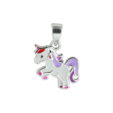 Zilver Gerhodineerde Hanger eenhoorn 1329238
