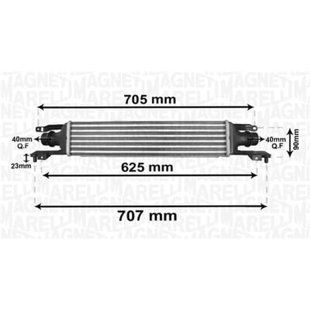 Intercooler MAGNETI MARELLI 351319204120