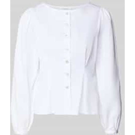 Blouse van puur katoen met knoopsluiting