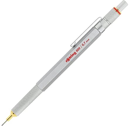 Fijn balpen en vulpotlood 0,7 mm - Zilver