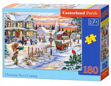 Kerstpuzzel 180 elementen voor kinderen vanaf 7 jaar